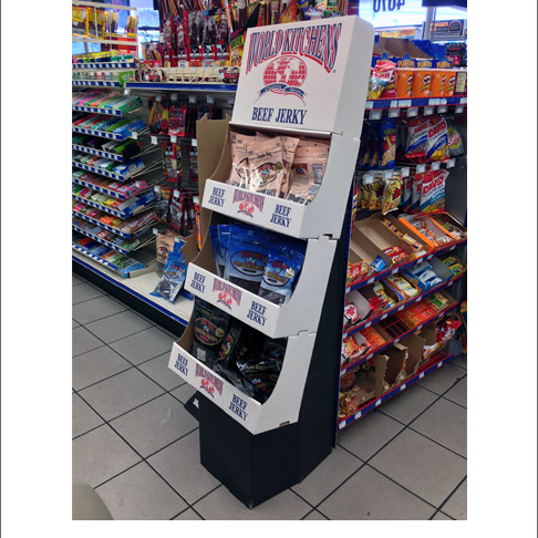 Popon Image Gallery World Kitchens Beef Jerky Floor Display